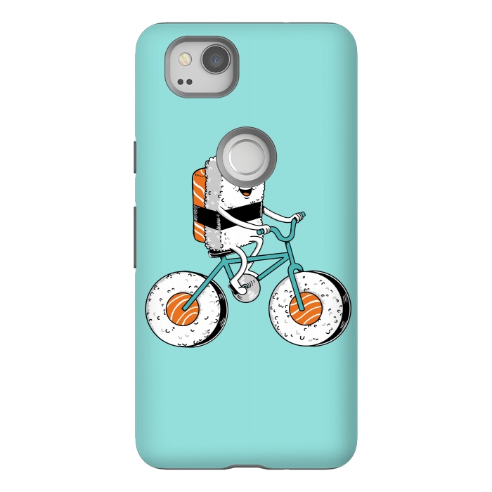 Pixel 2 StrongFit Sushi Bicycle by Coffee Man