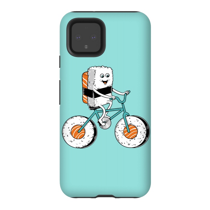 Pixel 4 StrongFit Sushi Bicycle by Coffee Man