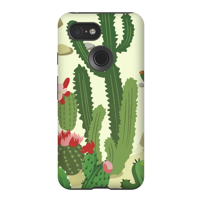 Pixel 3 StrongFit Cactus Variety III by Bledi