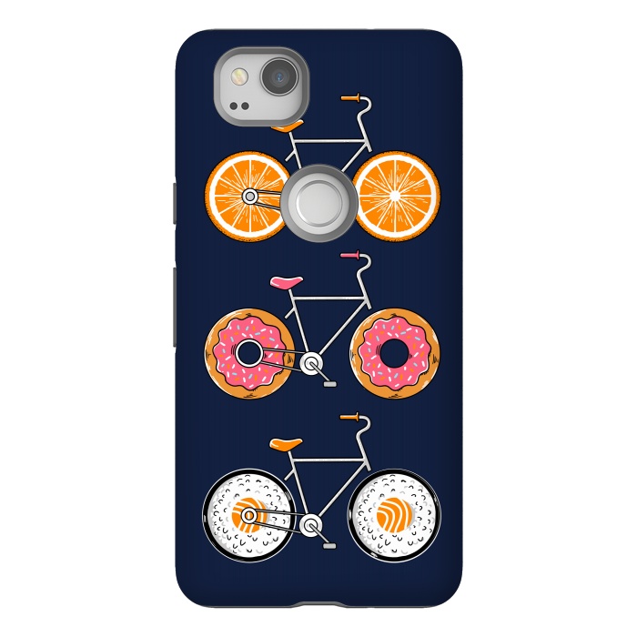 Pixel 2 StrongFit Food Bicycle 2 by Coffee Man