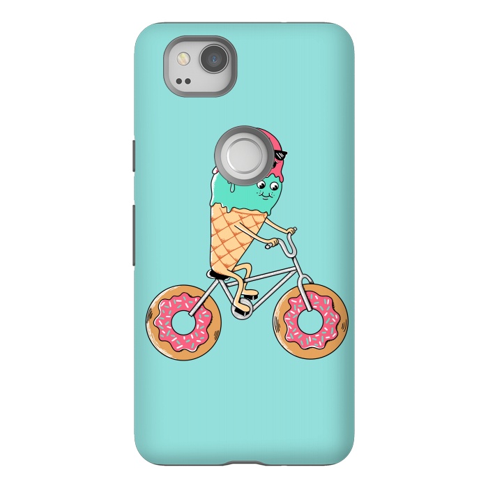 Pixel 2 StrongFit Donut Bicycle by Coffee Man