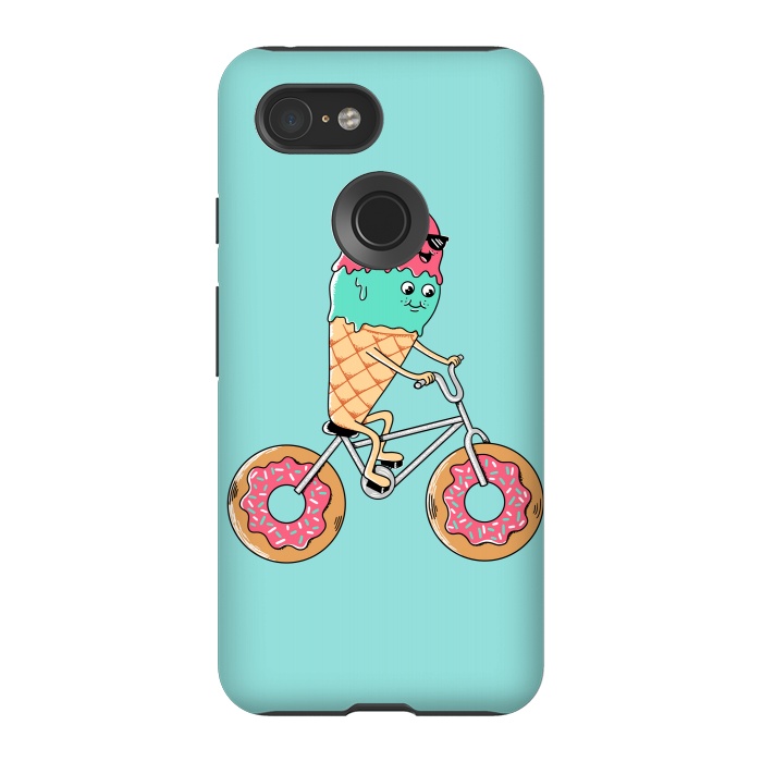 Pixel 3 StrongFit Donut Bicycle by Coffee Man