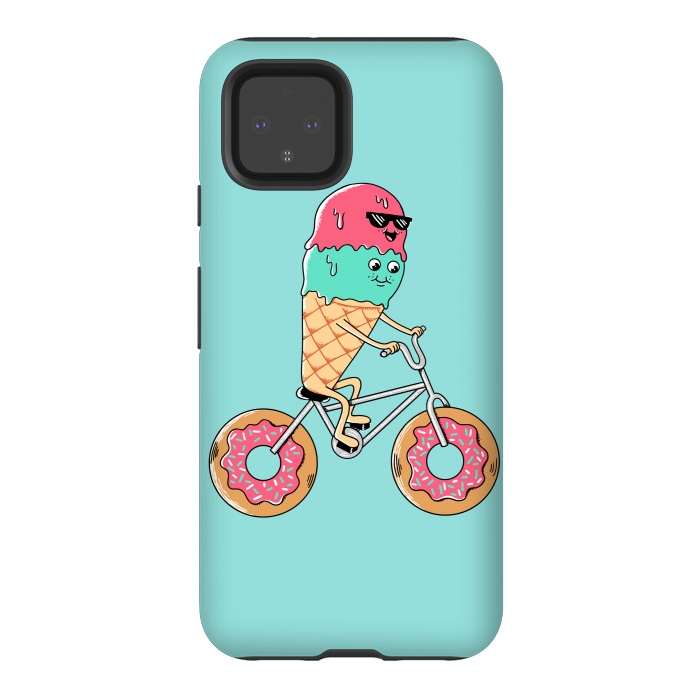 Pixel 4 StrongFit Donut Bicycle by Coffee Man