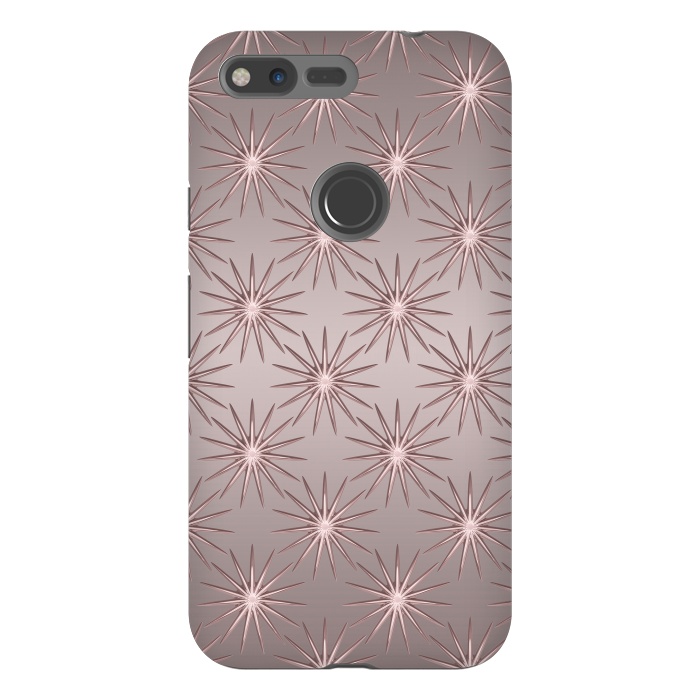 Pixel XL StrongFit Shimmering Rose Gold Sun  by Andrea Haase