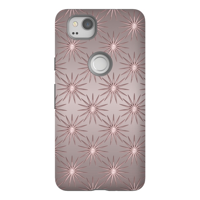 Pixel 2 StrongFit Shimmering Rose Gold Sun  by Andrea Haase