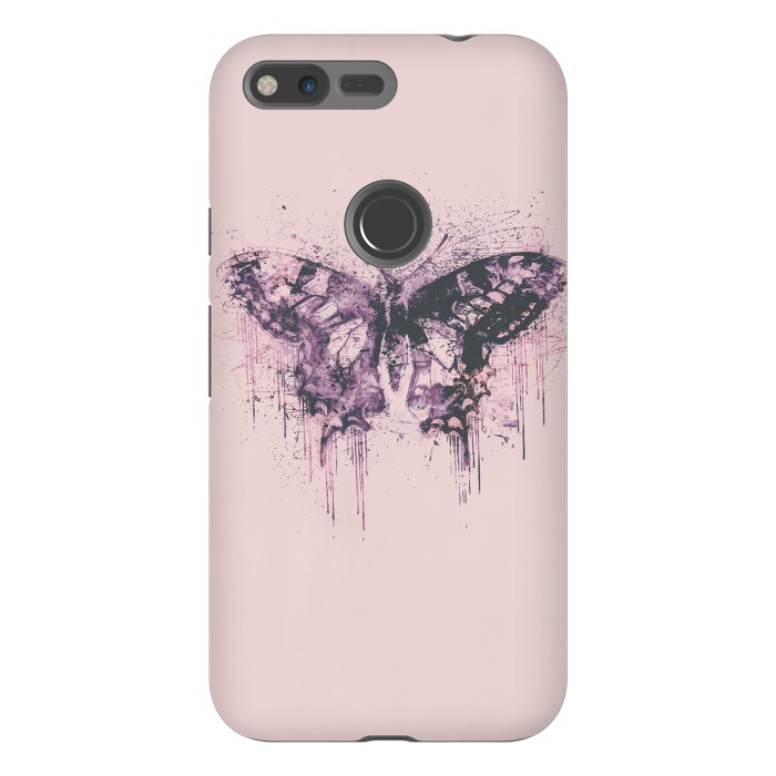 Pixel XL StrongFit Artsy Butterfly  by Andrea Haase