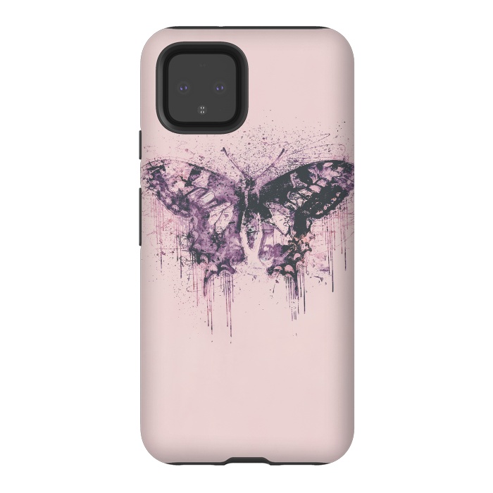 Pixel 4 StrongFit Artsy Butterfly  by Andrea Haase