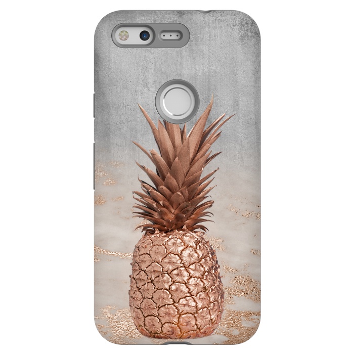 Pixel StrongFit Rose Gold Pineapple and Marble by  Utart