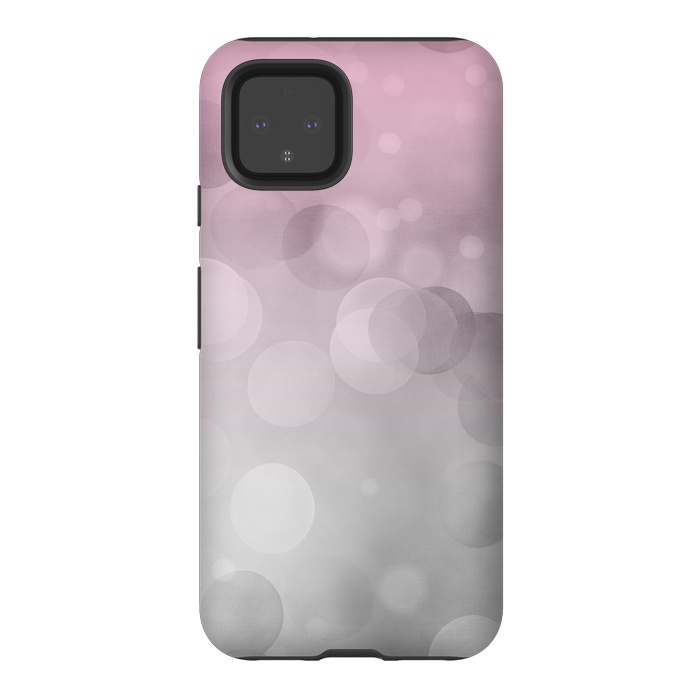 Pixel 4 StrongFit Floating Lense Flares In Grey And Pink by Andrea Haase