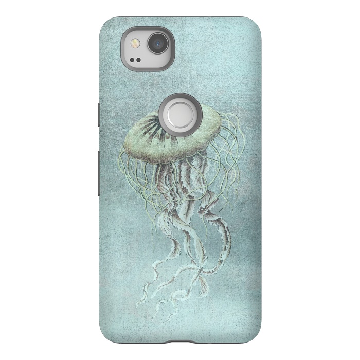 Pixel 2 StrongFit Underwater Jellyfish by Andrea Haase
