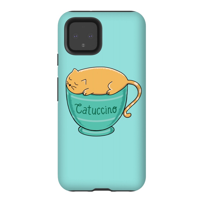 Pixel 4 StrongFit Cattuccino by Coffee Man