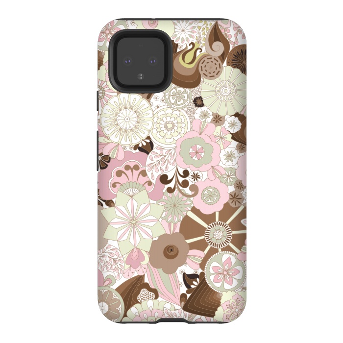 Pixel 4 StrongFit Flowers, Flowers Everywhere by Paula Ohreen