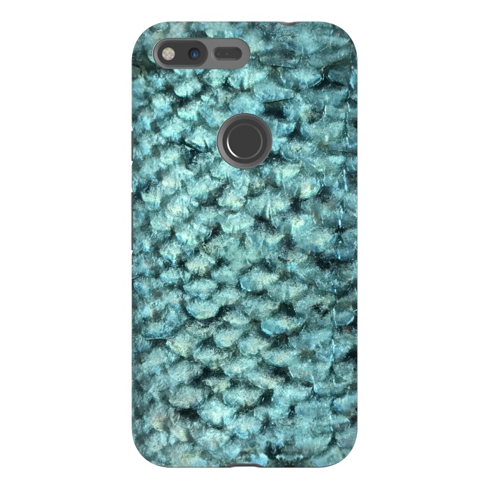 Pixel XL StrongFit Shimmering Fish Scale  by Andrea Haase