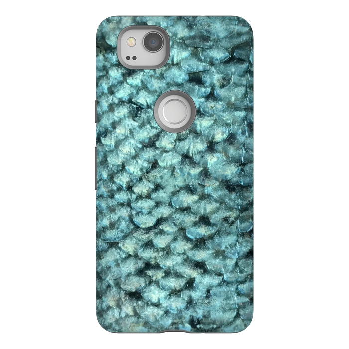 Pixel 2 StrongFit Shimmering Fish Scale  by Andrea Haase