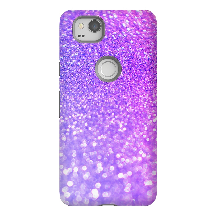 Pixel 2 StrongFit Purple Pink Glitter Dream by  Utart