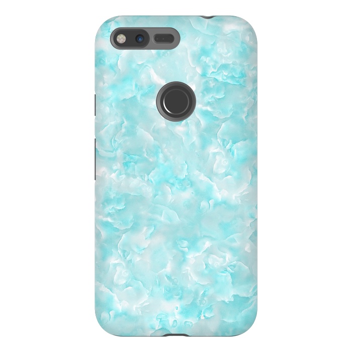 Pixel XL StrongFit Trendy Blue Mother of Pearl Texture by  Utart