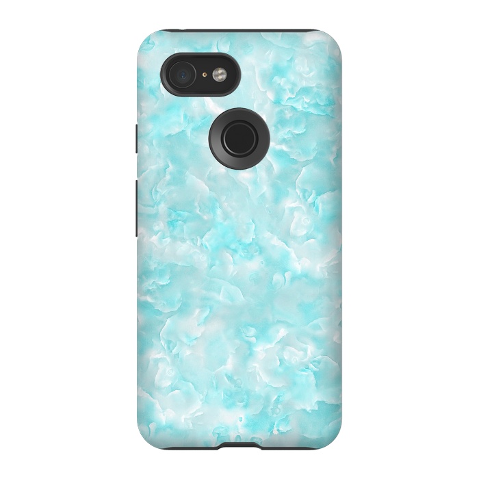 Pixel 3 StrongFit Trendy Blue Mother of Pearl Texture by  Utart