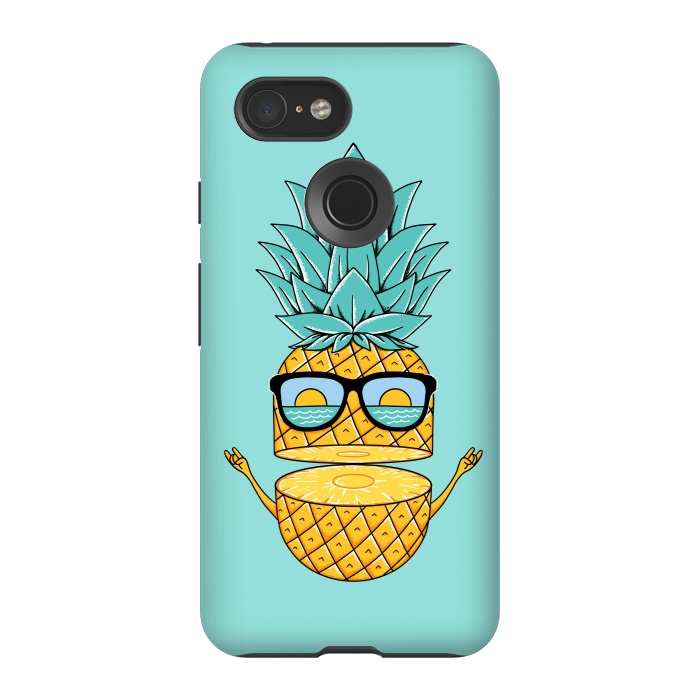Pixel 3 StrongFit Pineapple Sunglasses by Coffee Man