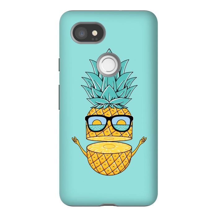 Pixel 2XL StrongFit Pineapple Sunglasses by Coffee Man