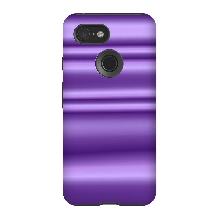 Pixel 3 StrongFit Shiny Purple by Andrea Haase
