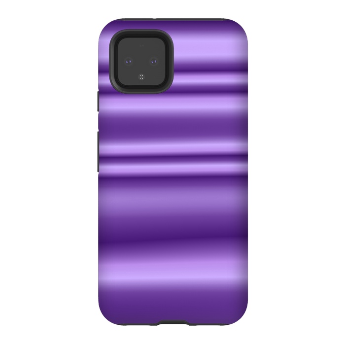 Pixel 4 StrongFit Shiny Purple by Andrea Haase