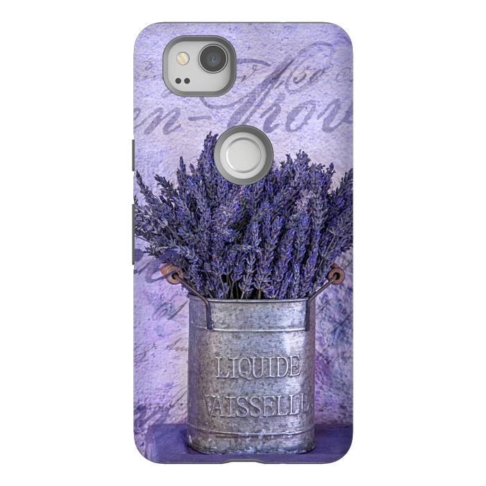 Pixel 2 StrongFit Lavender Bouquet In Tin Can by Andrea Haase