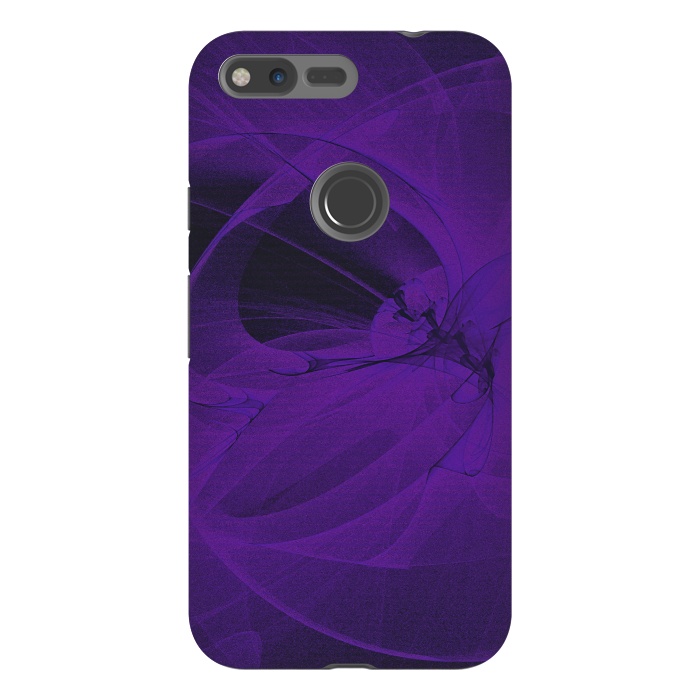 Pixel XL StrongFit Purple Fractals by Andrea Haase