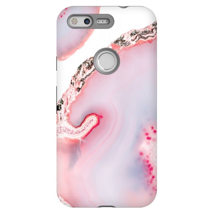 Pixel StrongFit Pink Agate Slices by  Utart