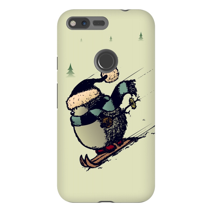 Pixel XL StrongFit Skier  by Mangulica