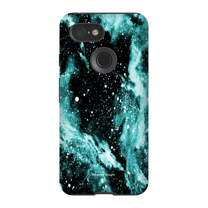 Pixel 3 StrongFit Iced Galaxy by Gringoface Designs