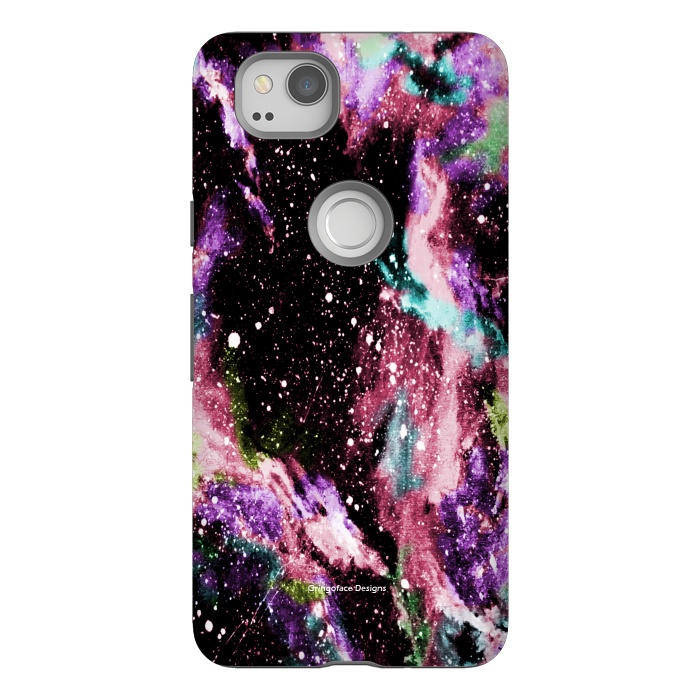 Pixel 2 StrongFit Cotton Candy Galaxy by Gringoface Designs
