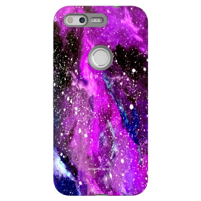 Pixel StrongFit Ultraviolet Galaxy by Gringoface Designs