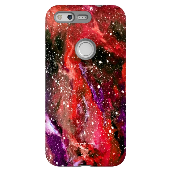 Pixel StrongFit Red Galaxy by Gringoface Designs