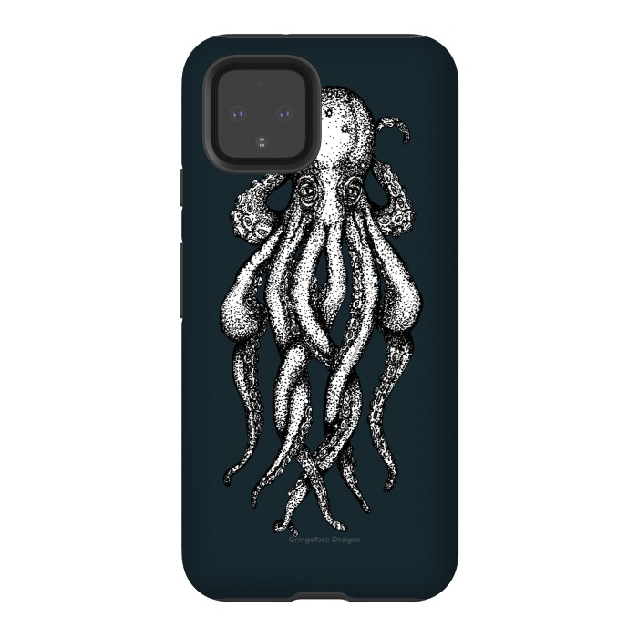 Pixel 4 StrongFit Octopus 1 by Gringoface Designs