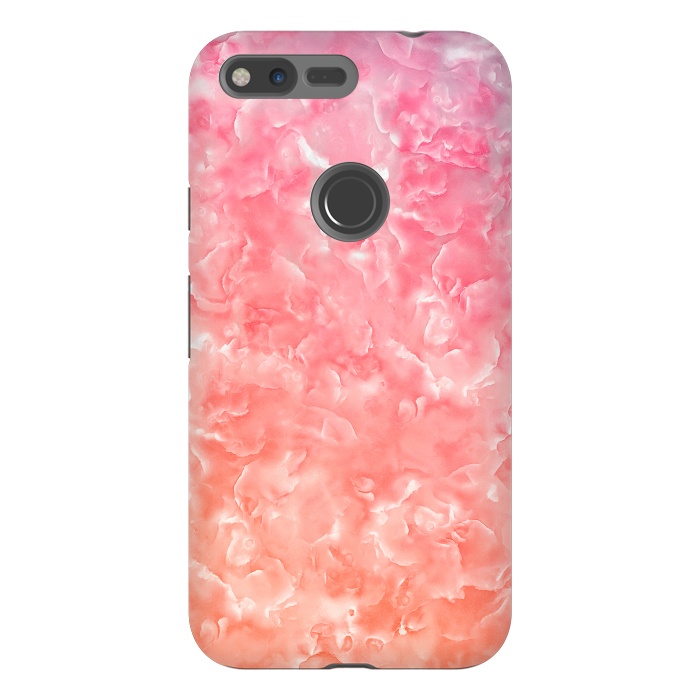 Pixel XL StrongFit Pink Mother of Pearl Pattern by  Utart