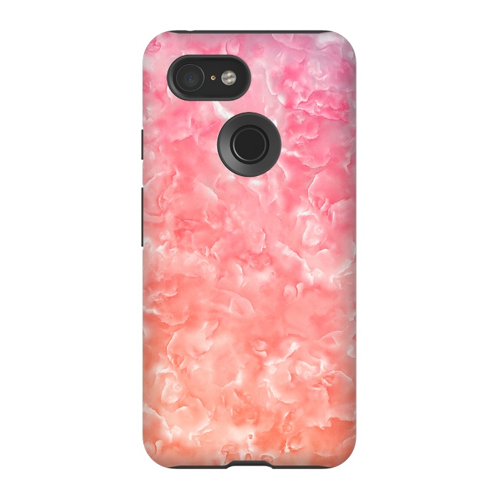 Pixel 3 StrongFit Pink Mother of Pearl Pattern by  Utart