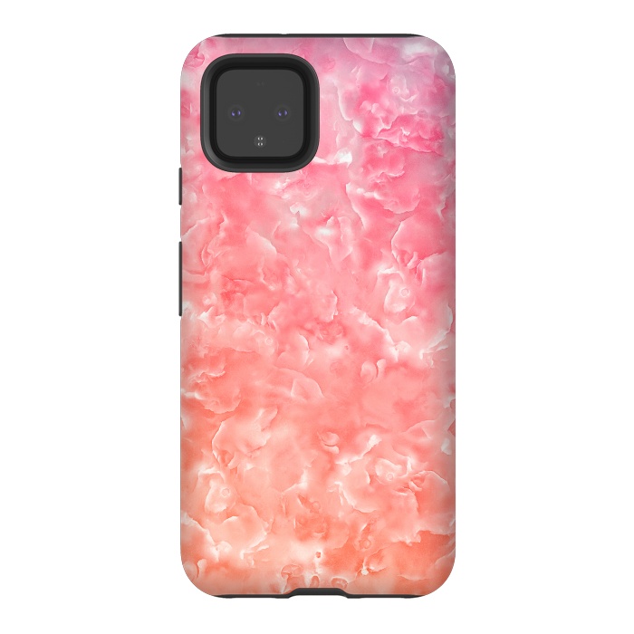 Pixel 4 StrongFit Pink Mother of Pearl Pattern by  Utart