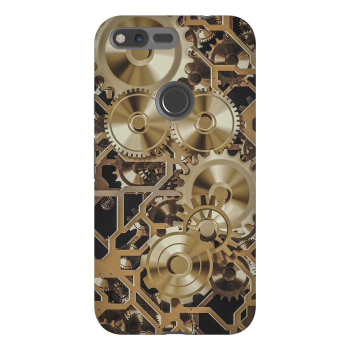 Pixel XL StrongFit Steampunk Gold by Andrea Haase