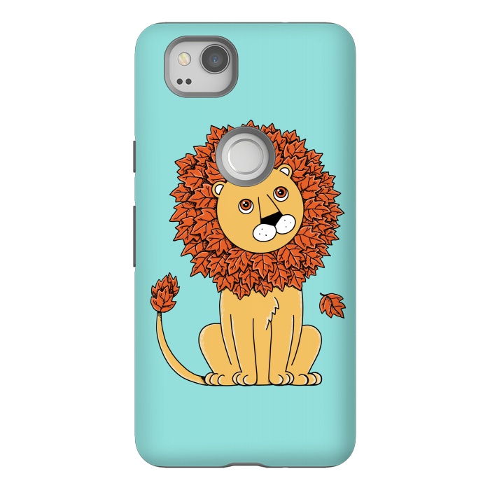 Pixel 2 StrongFit Lion by Coffee Man