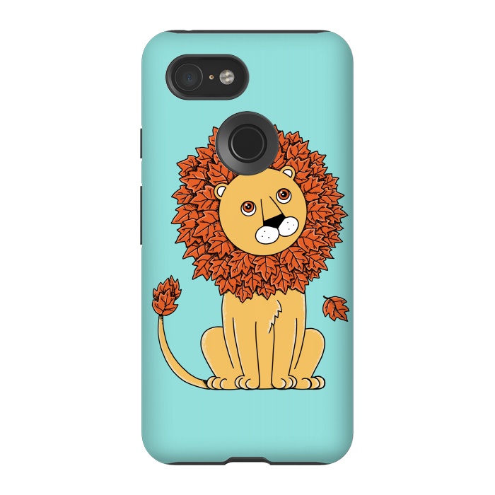 Pixel 3 StrongFit Lion by Coffee Man