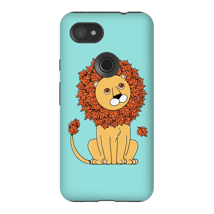 Pixel 3AXL StrongFit Lion by Coffee Man