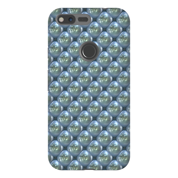 Pixel XL StrongFit Blue Shimmering Pearls by Andrea Haase