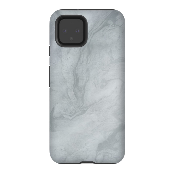 Pixel 4 StrongFit Gray Marble 2 by Andrea Haase