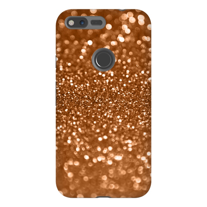 Pixel XL StrongFit Copper Glamour Glitter 2 by Andrea Haase