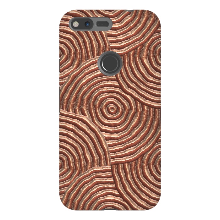 Pixel XL StrongFit Copper Circular Engravings by Andrea Haase
