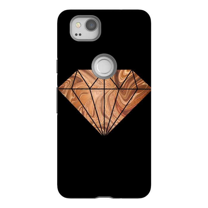 Pixel 2 StrongFit Copper Diamond 2 by Andrea Haase