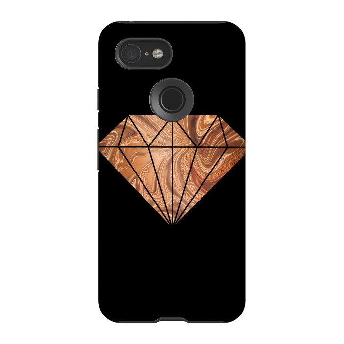 Pixel 3 StrongFit Copper Diamond 2 by Andrea Haase