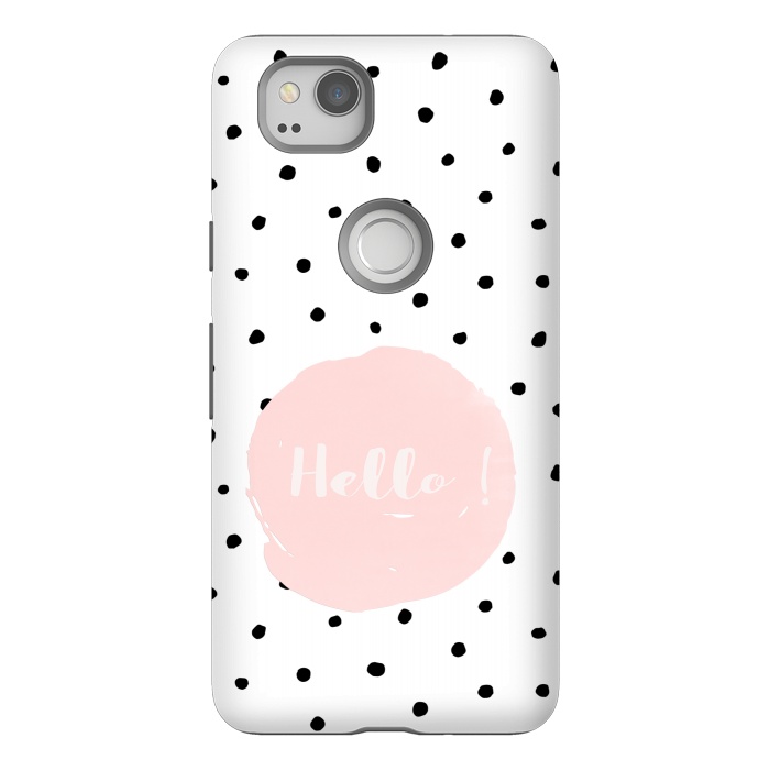 Pixel 2 StrongFit Hello on polka dots  by  Utart