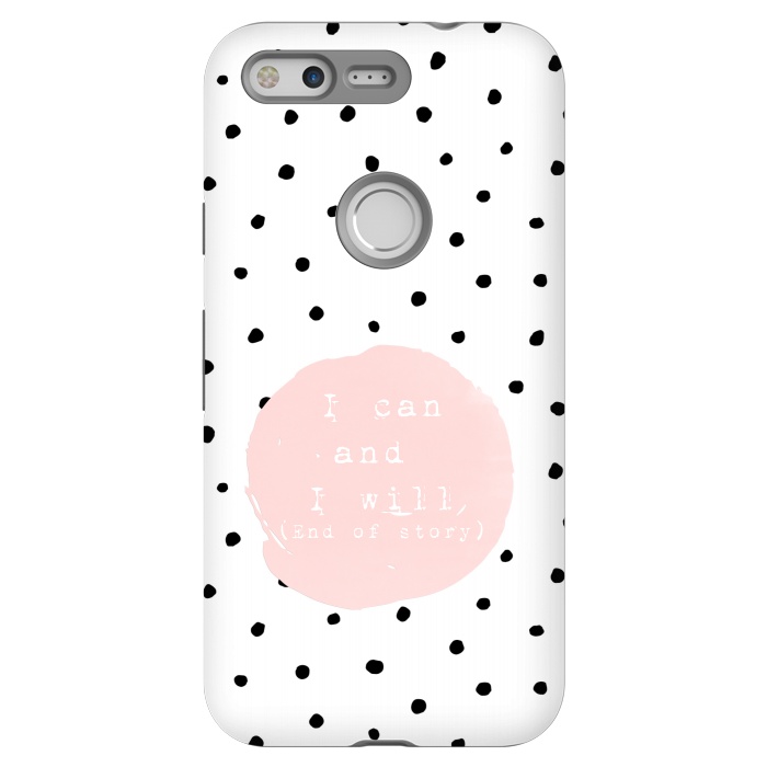 Pixel StrongFit I can and I will - End of Story  - on Polka Dots by  Utart