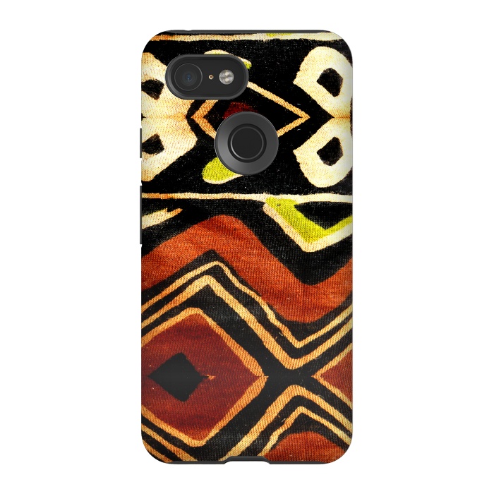 Pixel 3 StrongFit Africa Design Fabric Texture by BluedarkArt